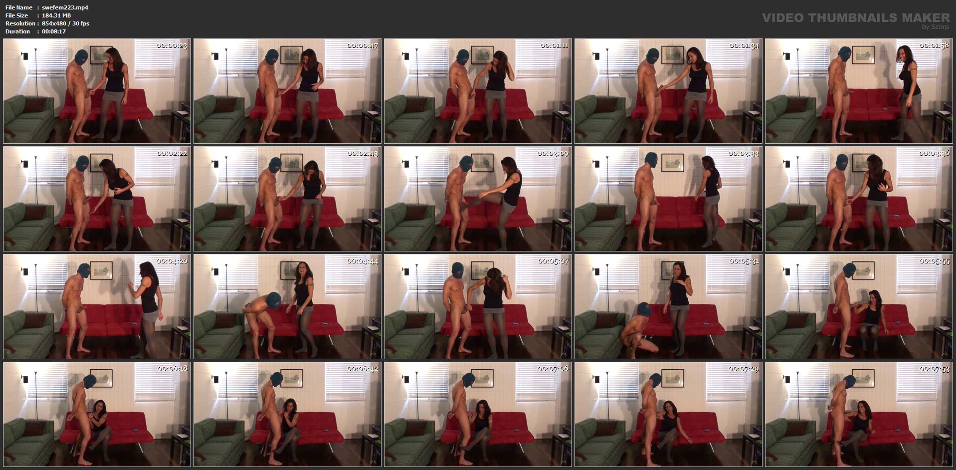 Cum On My tights If You Can - SHE OWNS YOUR MANHOOD / SWEET FEMDOM - SD/480p/MP4