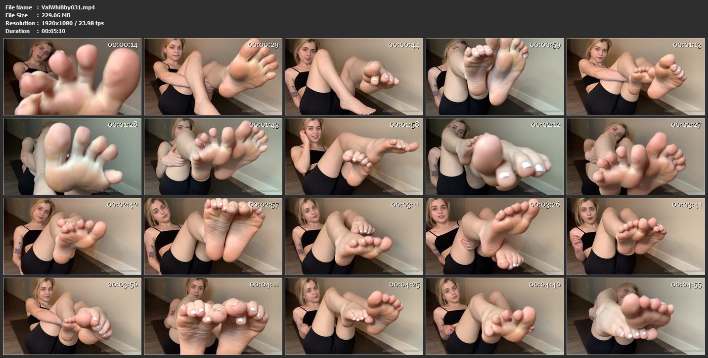 Sweaty Feet Humiliation - VALERIEWHITEBBY / LILBUNNIEXO / LILBUNNIEXOXO - FULL HD/1080p/MP4