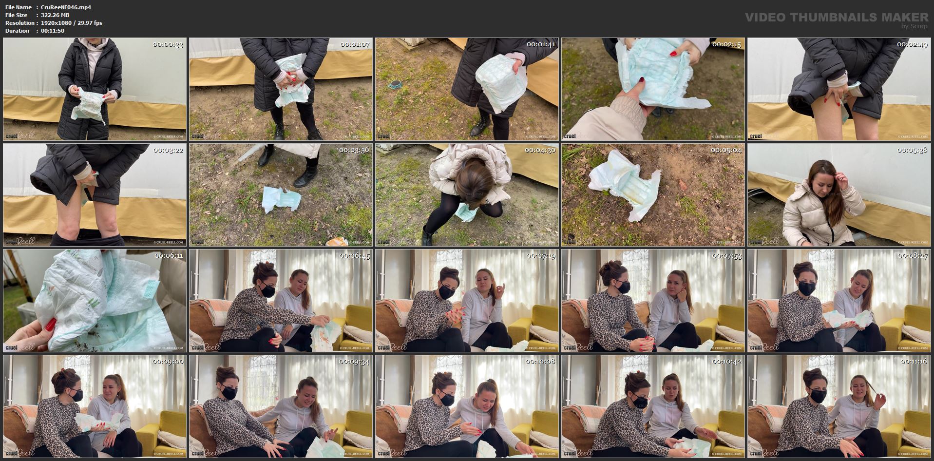 The Suende Susterens - Fun And Games When Changing Diapers - CRUEL REELL - FULL HD/1080p/MP4