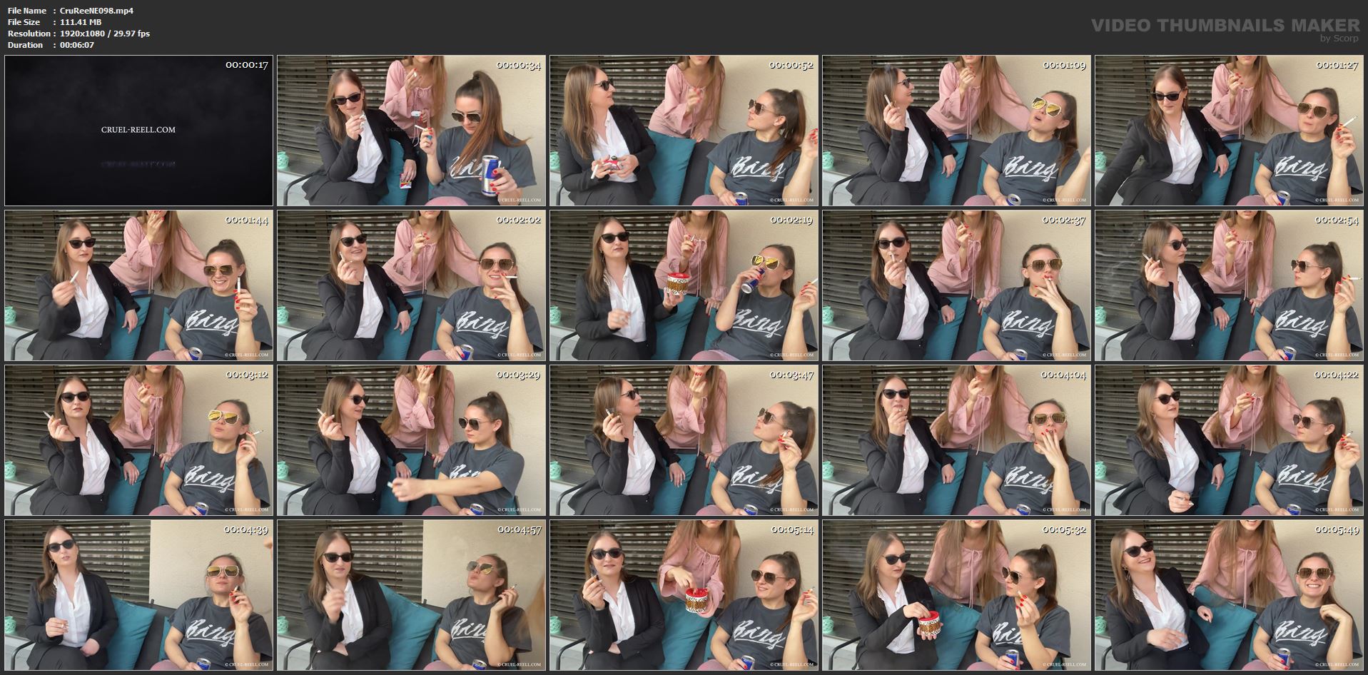 Offenbacher Mean Chicks - A Cigarette - CRUEL REELL - FULL HD/1080p/MP4