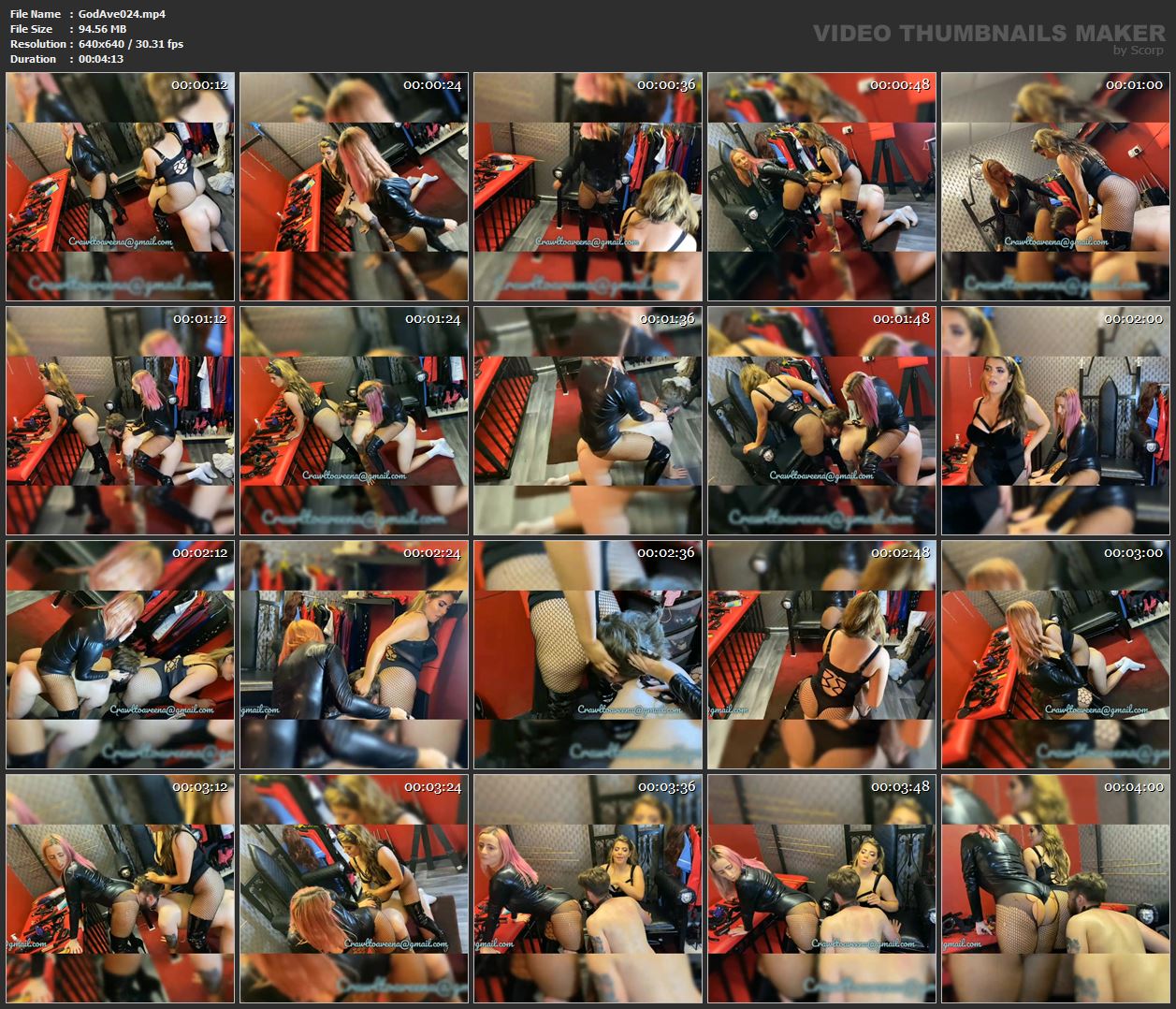 Goddess Aveena In Scene: Booty Chasing Bitch - CRAWLTOAVEENA - SD/640p/MP4