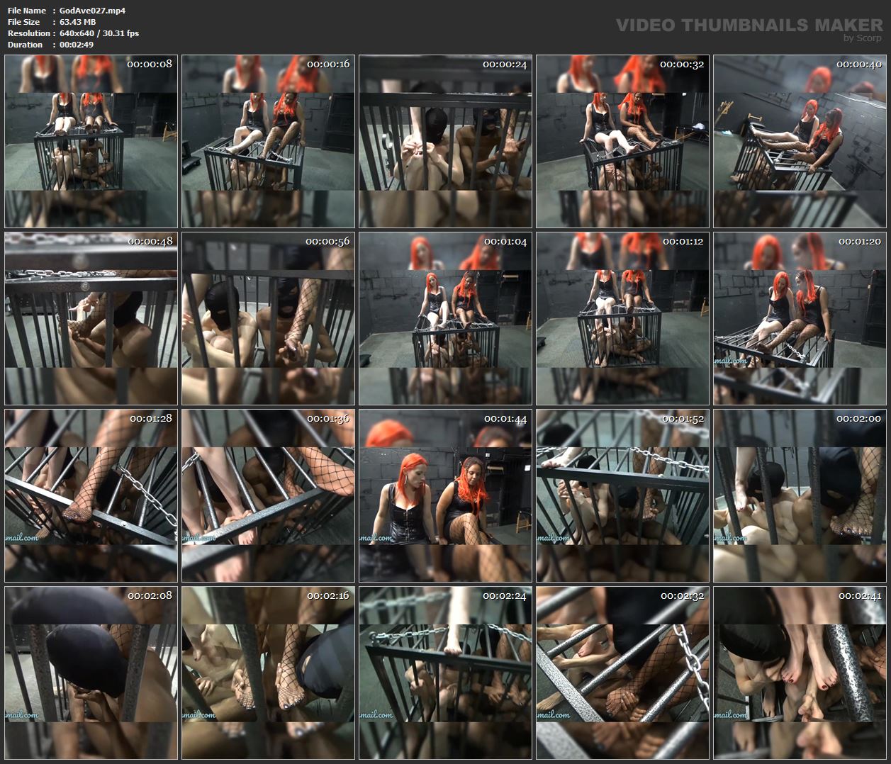 Goddess Aveena In Scene: Caged Boys Part 2 - CRAWLTOAVEENA - SD/640p/MP4