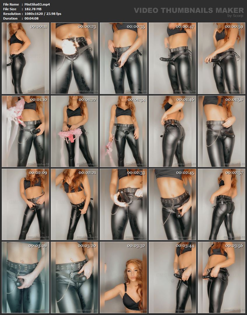 Who Wants To Be Dressed Up, Locked Away & Then Fucked With My Big Cock - MISTRESS SHAY - FULL HD/1620p/MP4