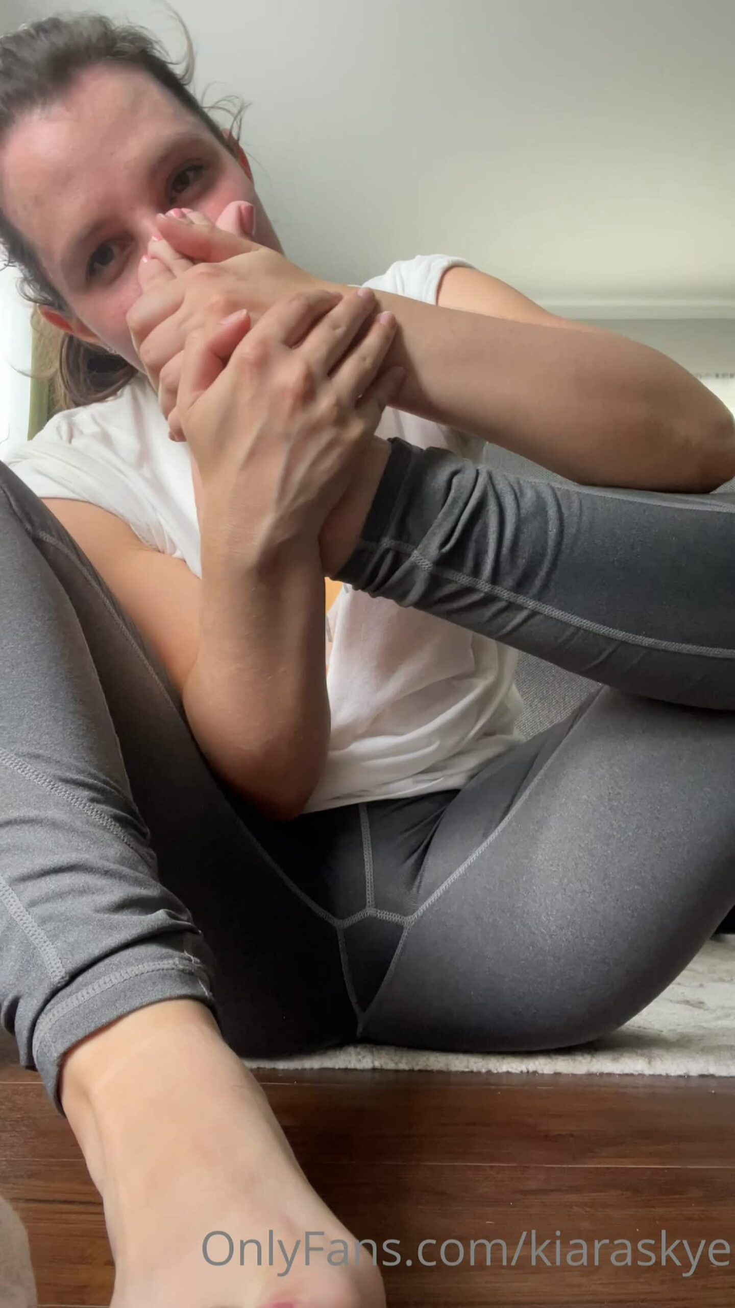 After Being Out In The Heat Playing Hockey, I Was Drenched In Sweat - KIARA SKYE - FULL HD/1920p/MP4