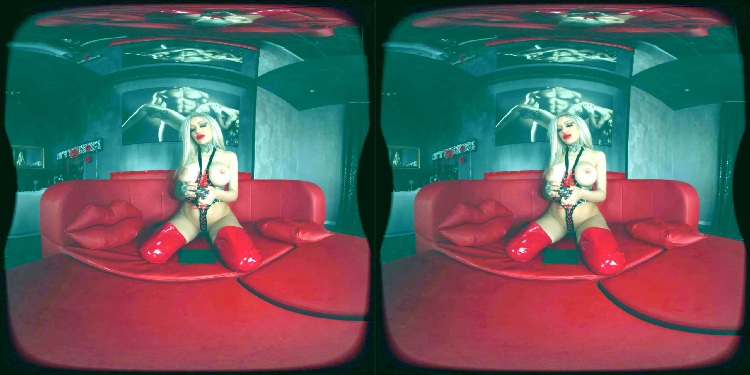 Vr Vids - Mistress Saida - Locked And Tempted - SEXLIKEREAL - MP4