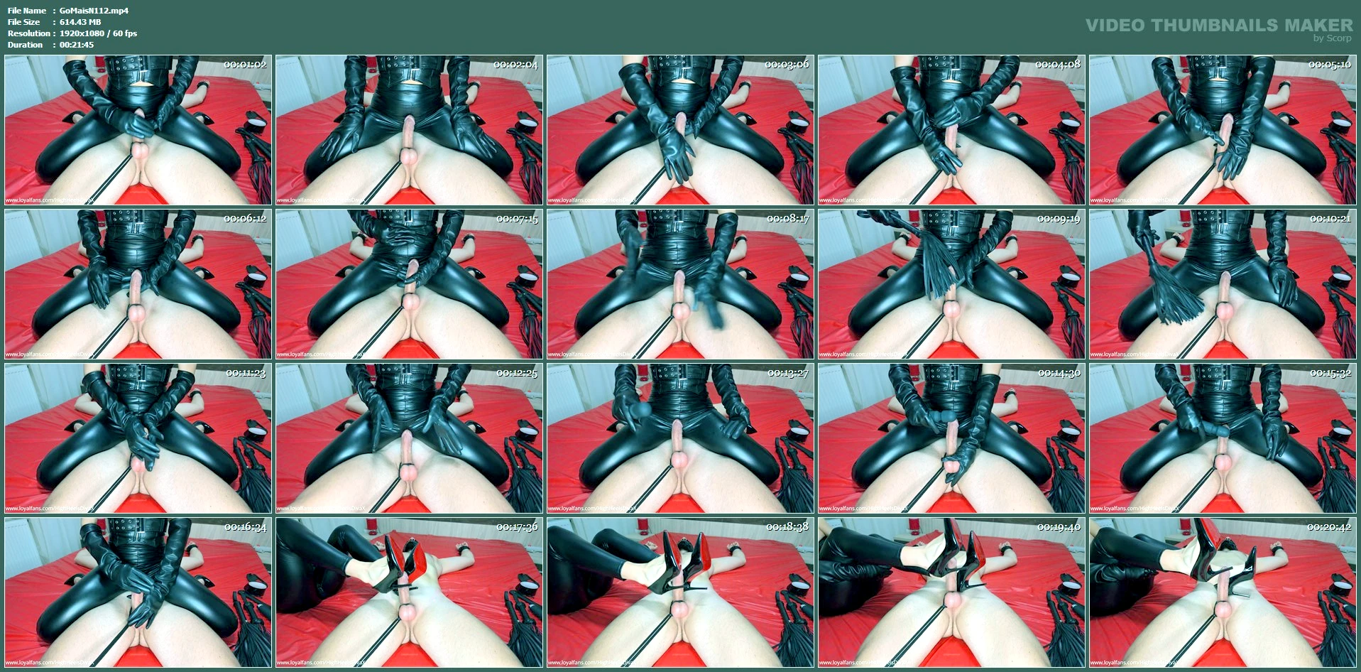 Leather Gloves Domination - A Session Of Slow Tease And Relentless Denial - GODDESS MAISHA / HIGHHEELSDIVAX - MP4