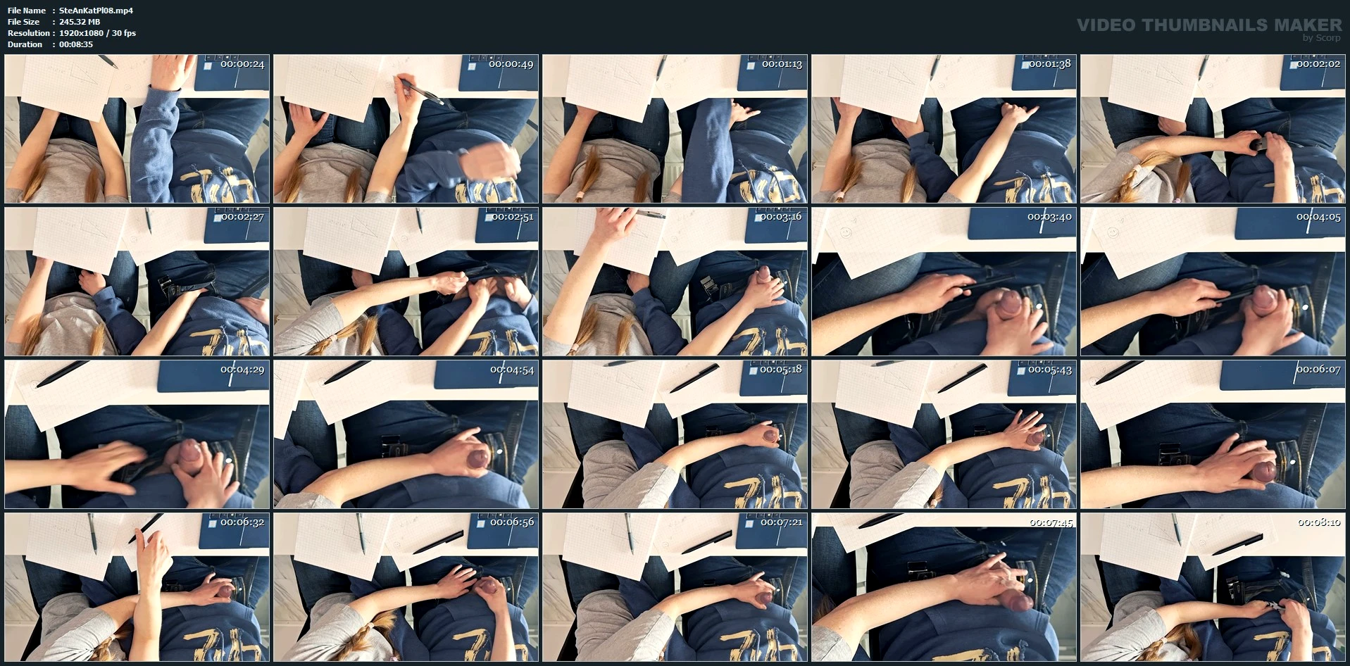 Got Bored In School And Had Some Fun - Classroom Handjob And Messy Cumshot For A Boy Toy - STEVE AND KATIE PLAY - MP4