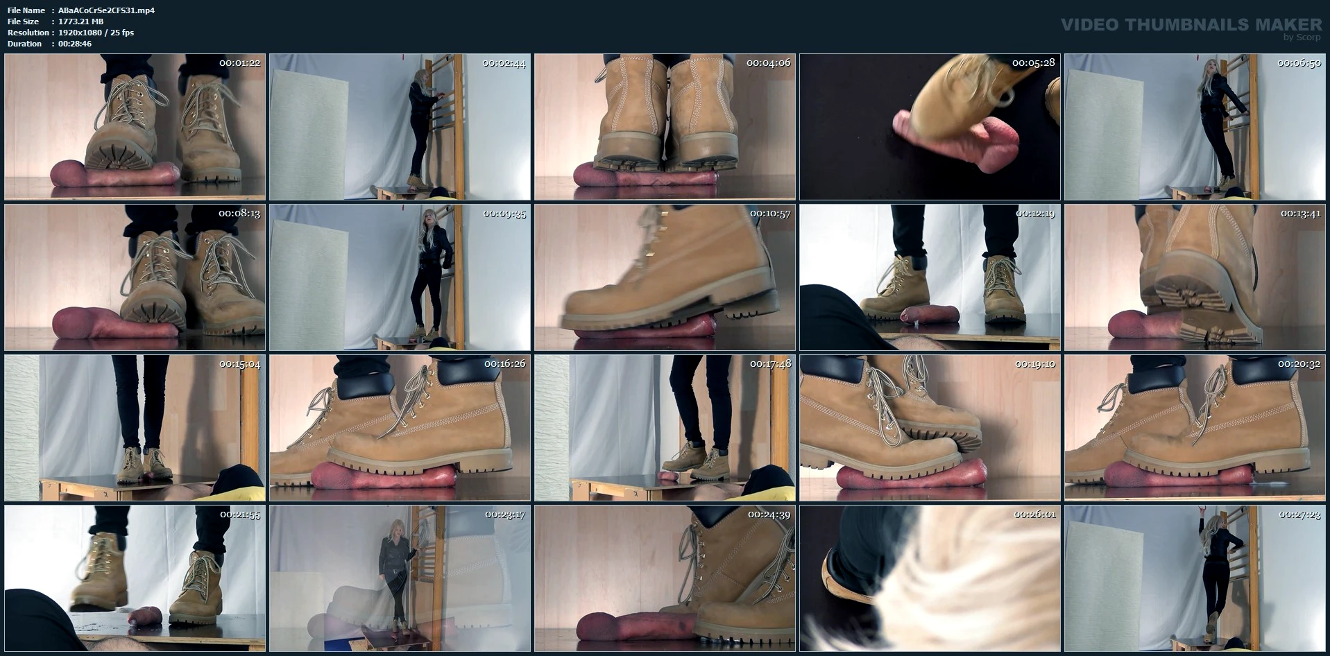 Rider Alina Tramples Deep Footprints Into Her Slaves Cock And Balls With Her Timberlands - ABALLS AND COCK CRUSHING SEXBOMB / CBTRAMPLE - MP4