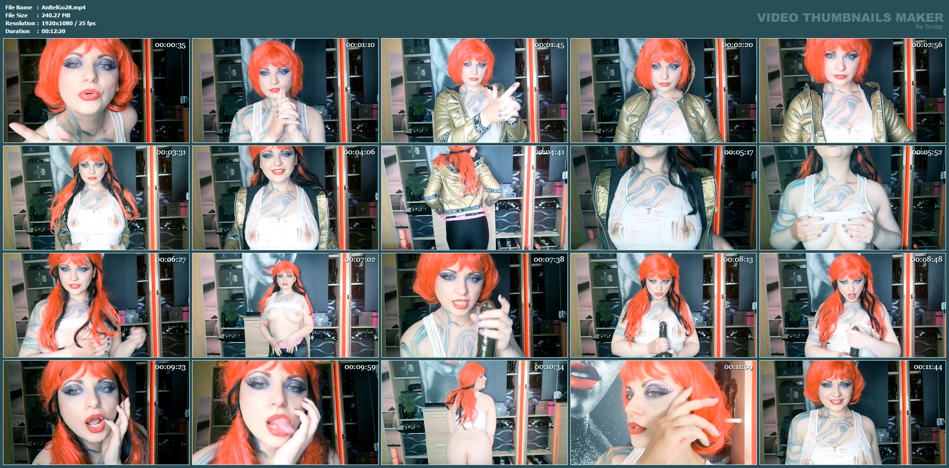 Halloween 2020, Cosplay Lillith Erotic Tease, Big Boobs And Big Booty Plus Oral Tease - ANABELLAXXX / ANABELLA GODDESS - MP4