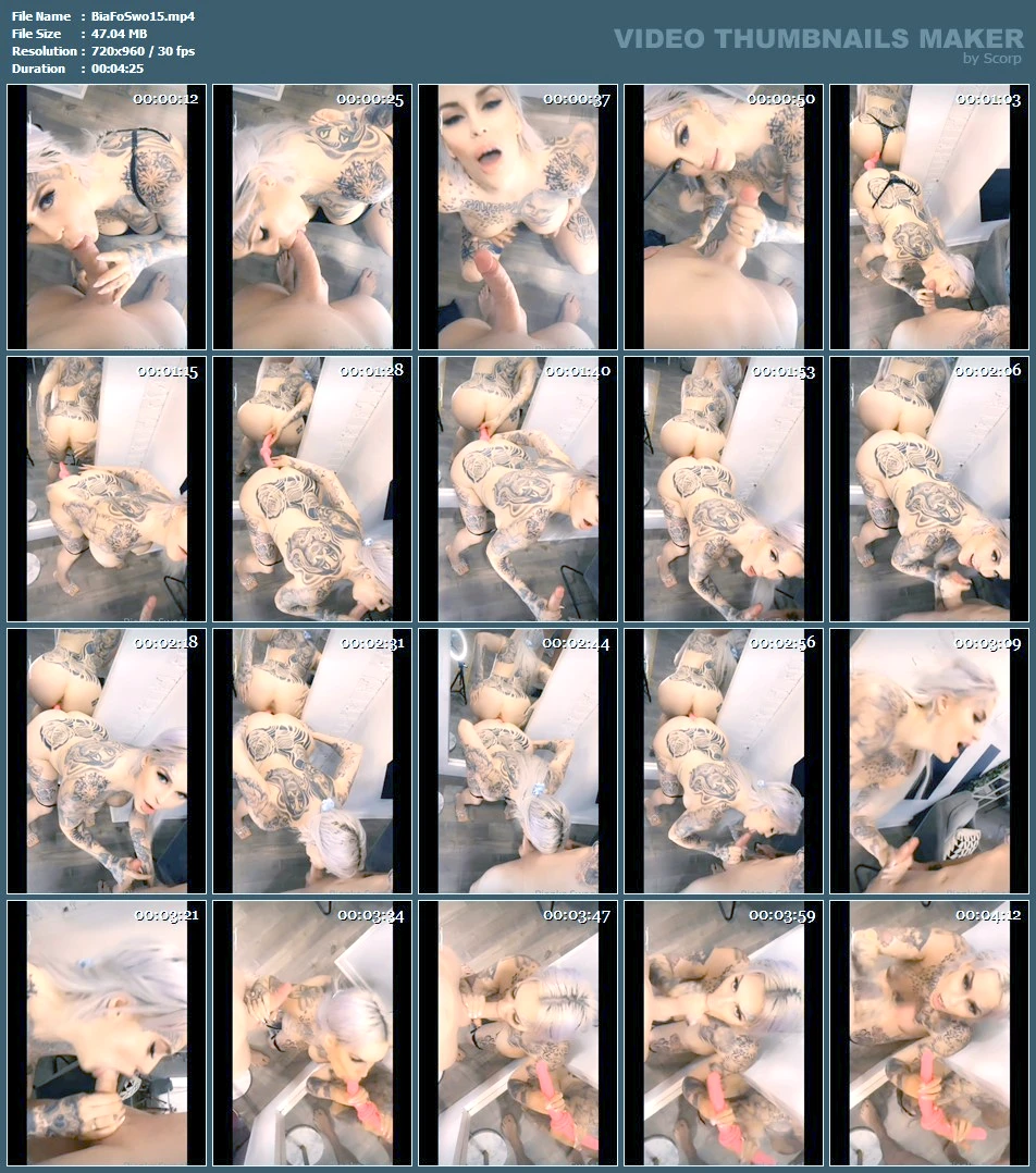 Get Lost In My Eyes While I Milk Your Cock - BIANKA FOX / EMI BOUCHER / GODDESS BIANKA - MP4