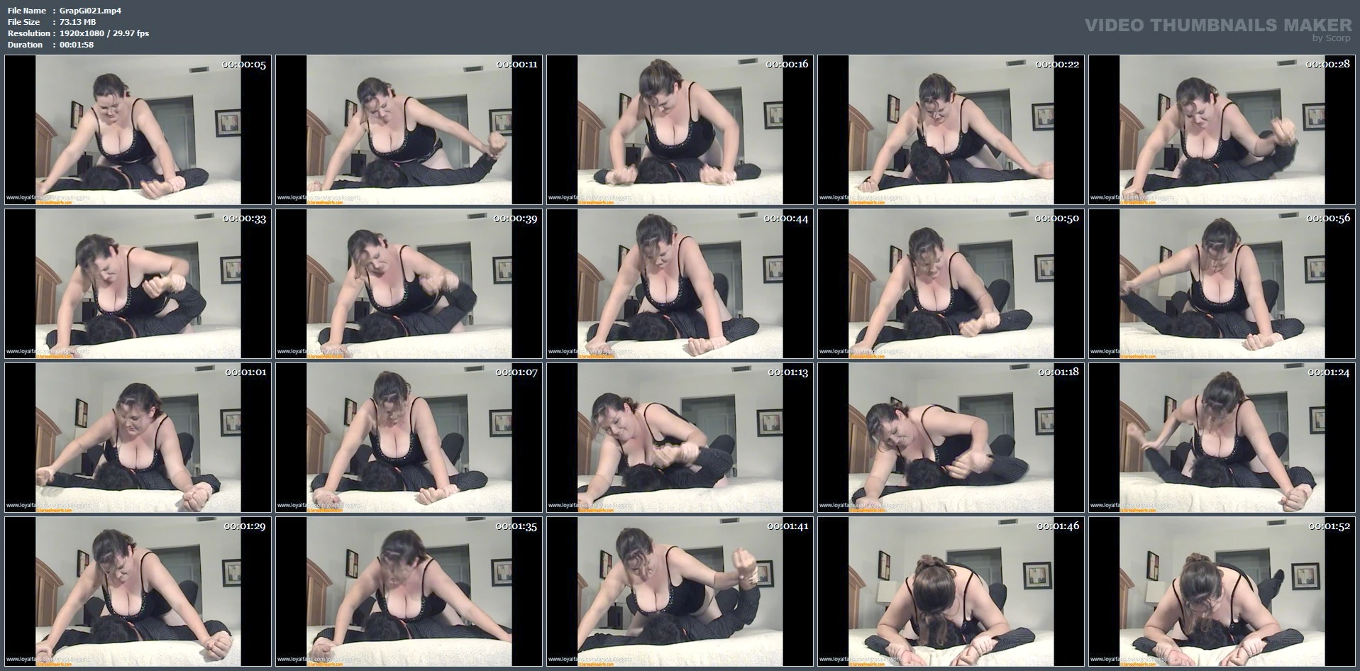 260 Pound BBW Sophie Shows Her Girlfriend How To Hold Down Her Boyfriend - GRAPPLINGGIRLS - MP4