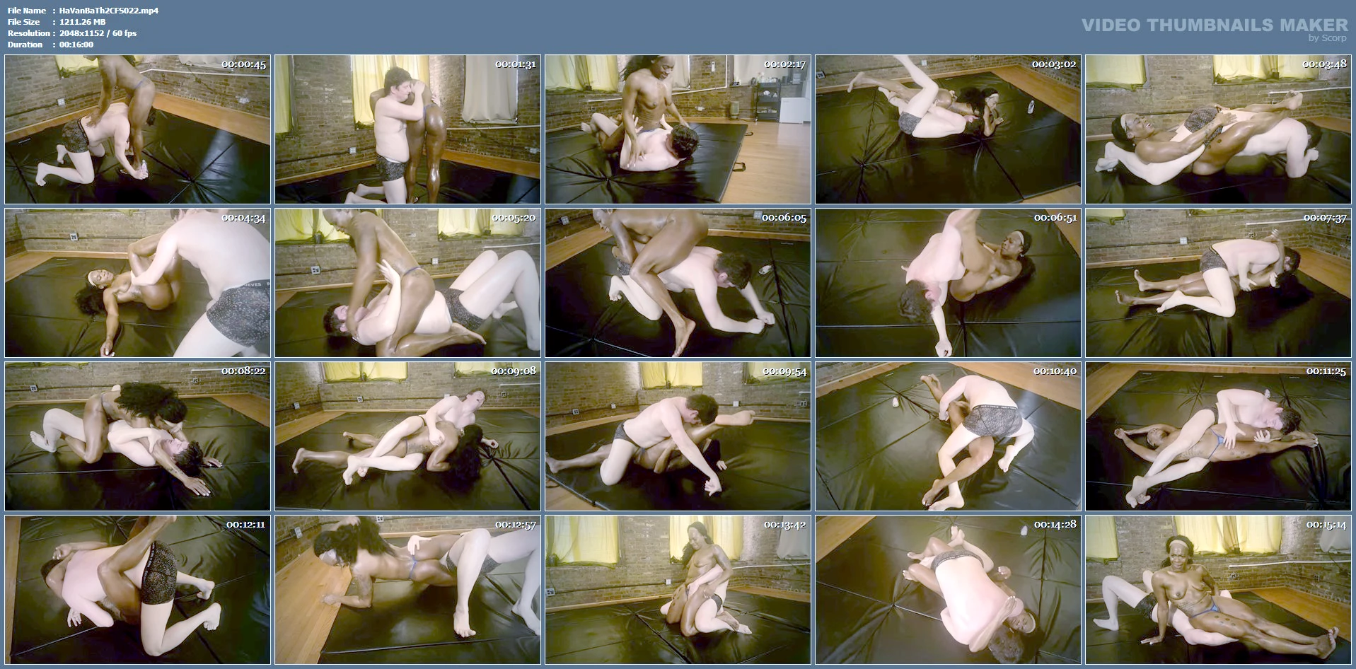 Diamond In The Rough Sugar Diamond And Hanz Vanderkill In A Topless Erotic Oil Wrestling Match With Dry Humping Fingering Over Panties And Nipple Sucking - HANZ VANDERKILL'S BATTLE THEATRE - MP4