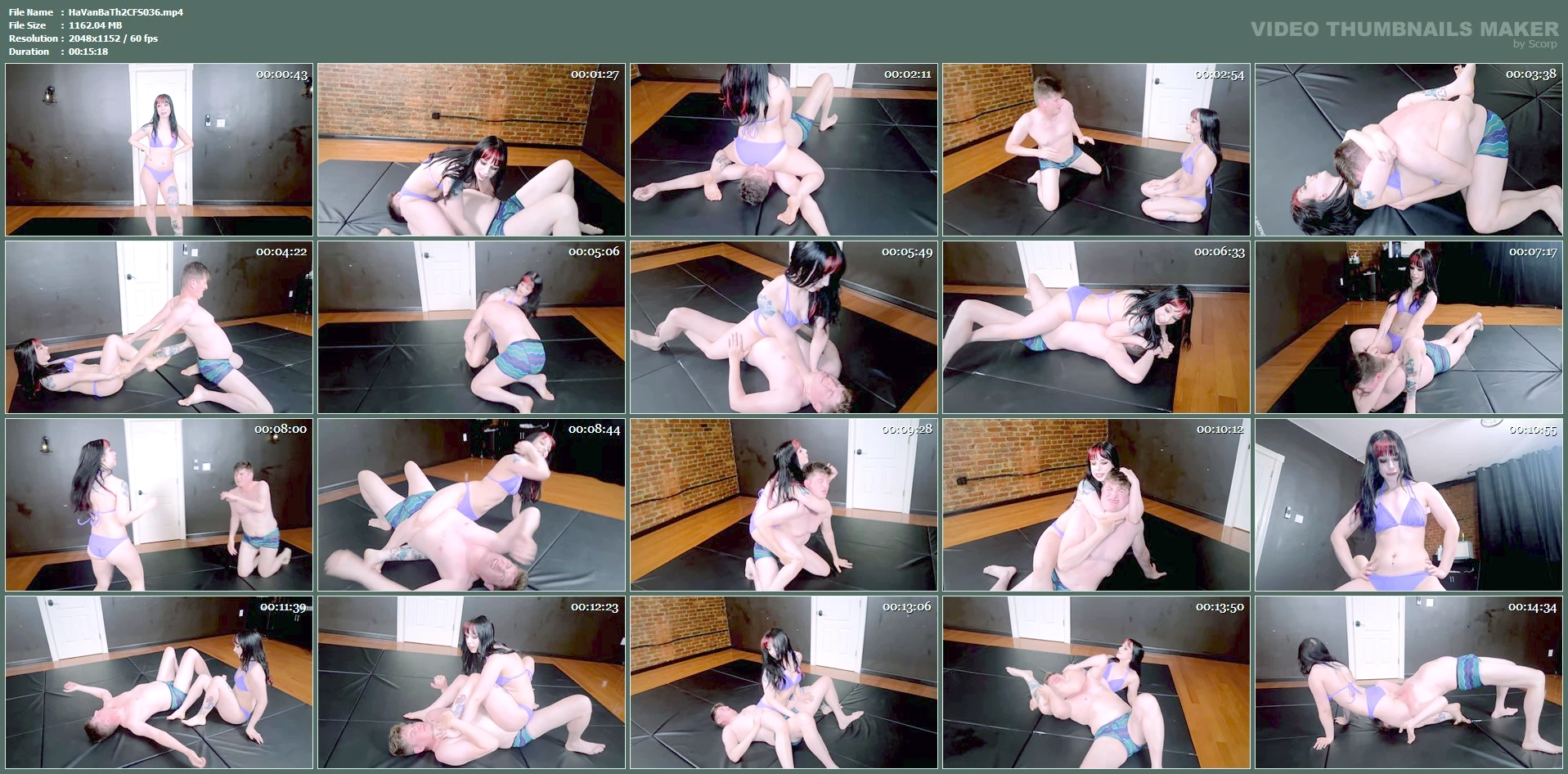 Goth Goddess Squeeze Ditria Rose Slowly Overwhelms Hanz Vanderkill In A Sensual Fantasy Domination With Body Scissors Face Sitting Teasing And Grapevine Control - HANZ VANDERKILL'S BATTLE THEATRE - MP4