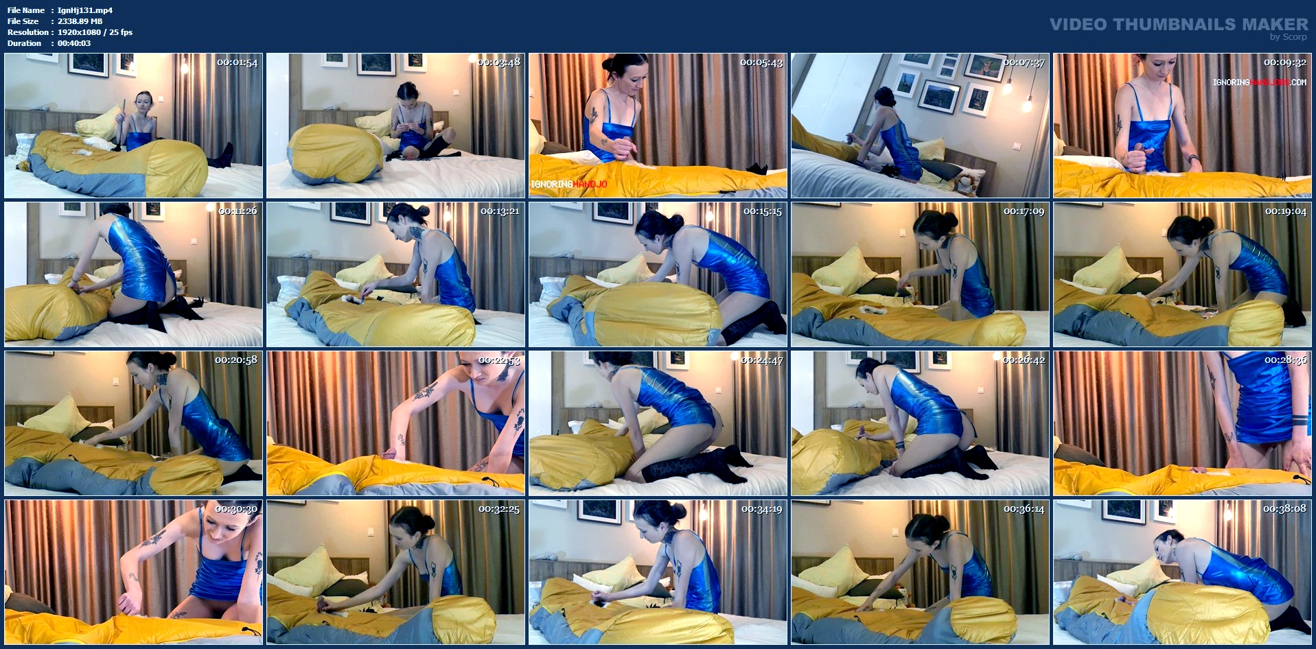 The Sleeping Bag - Multiple Times Ruined - Abandoned And With Post Orgasm Until Last Drop Cum Play - Belinda - IGNORINGHANDJOBS - MP4