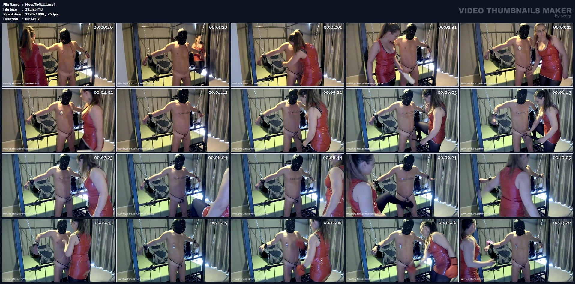 CBT Ball Busting Ball Slapping Submissive Slave Training - MEESTERES TIRZA / KIKI KOETSENRUIJTER / MISTRESS TIRZA - MP4