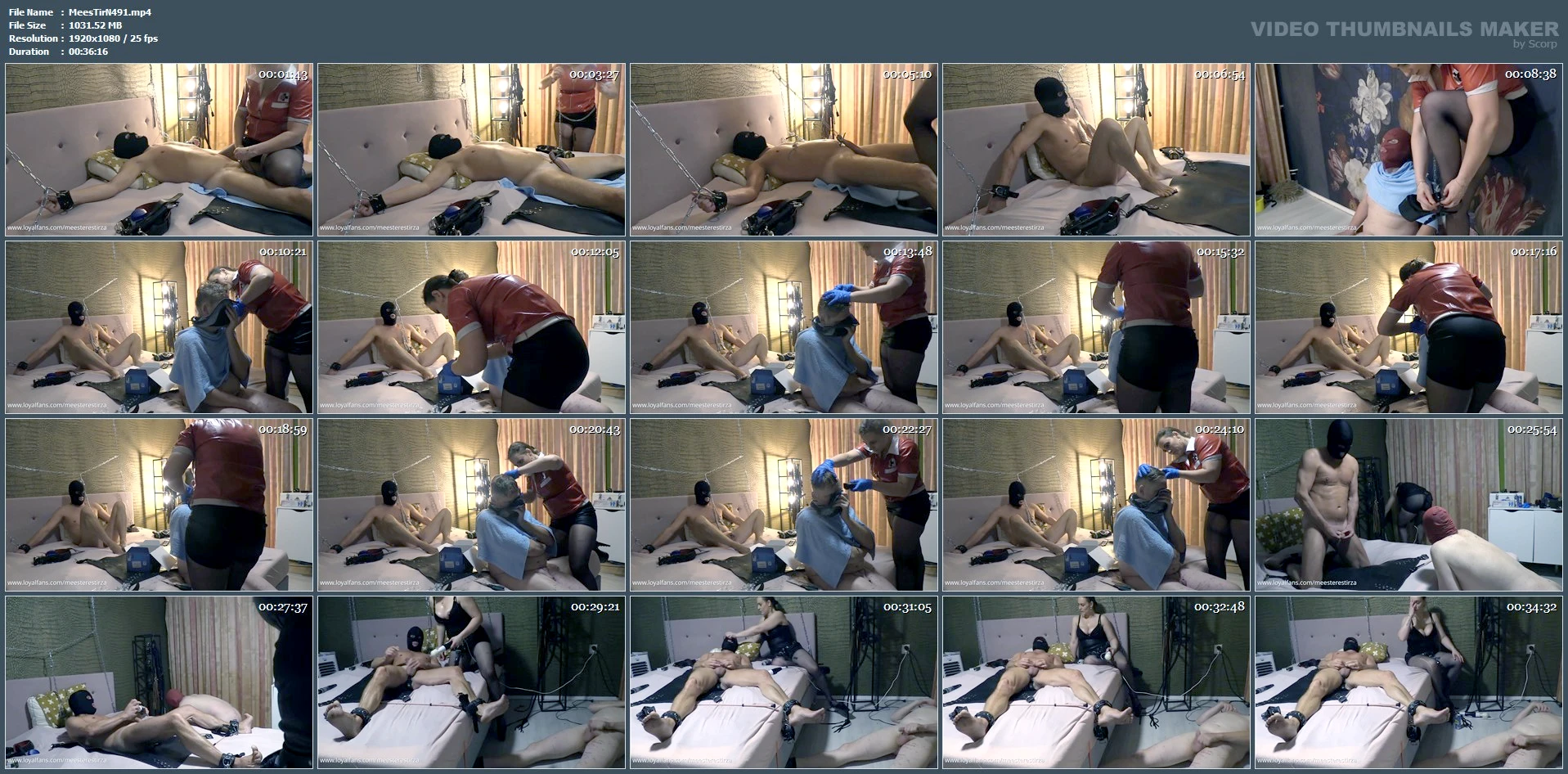 Submissive Slave Training Hair Cutting Bondage Female Domination Fantasy Jerking Off Instuction - MEESTERES TIRZA / KIKI KOETSENRUIJTER / MISTRESS TIRZA - MP4