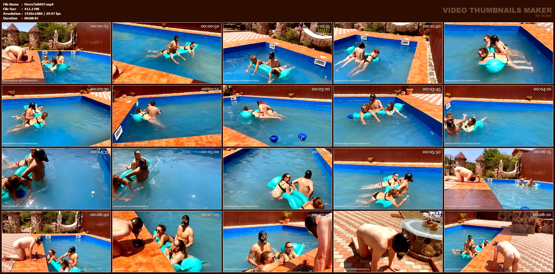 Submissive Slave Training In The Pool - MEESTERES TIRZA / KIKI KOETSENRUIJTER / MISTRESS TIRZA - MP4