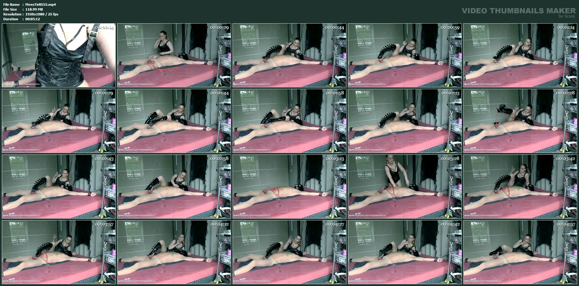 Trampling CBT Nipple Play - MEESTERES TIRZA / KIKI KOETSENRUIJTER / MISTRESS TIRZA - MP4