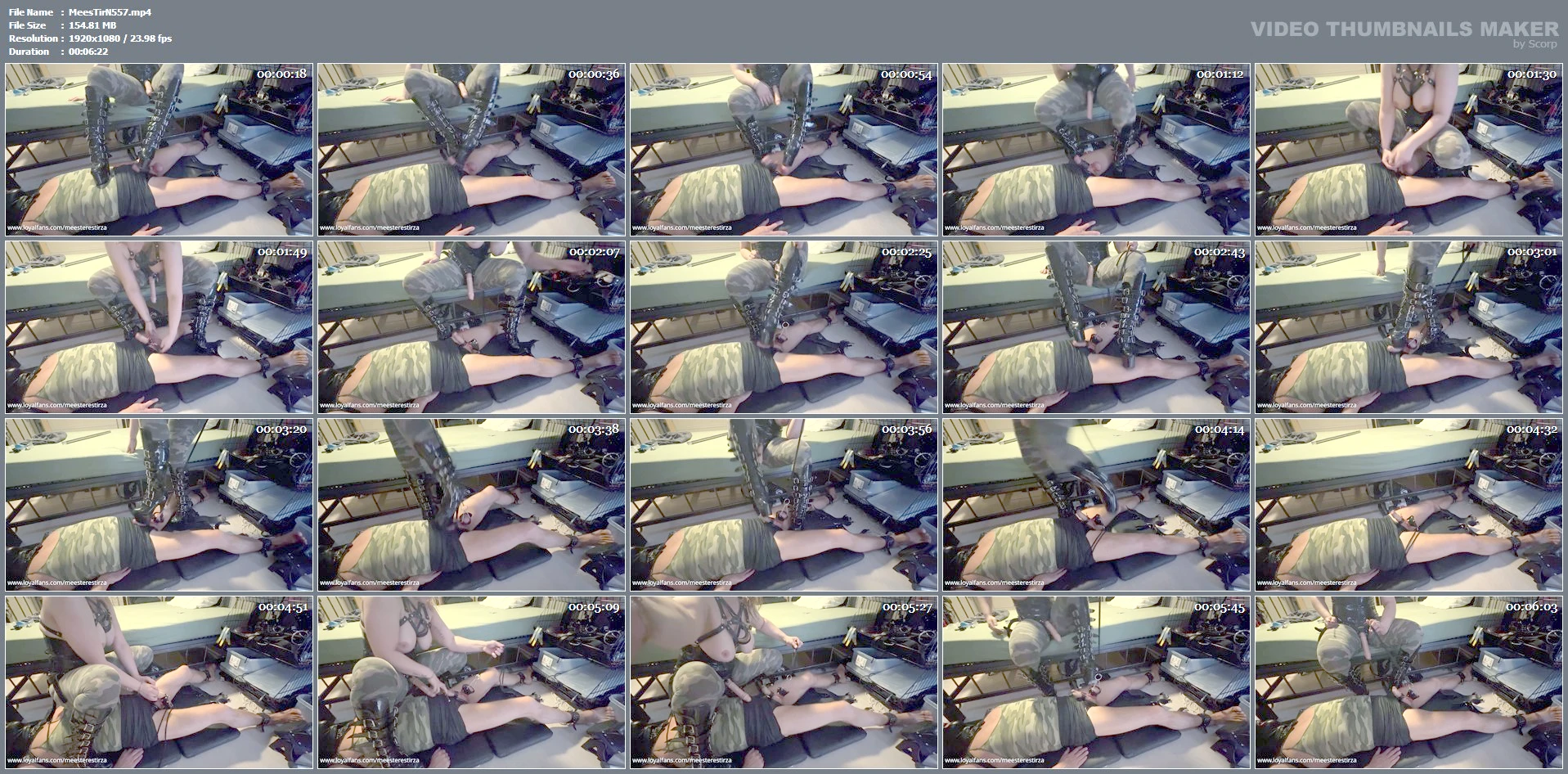 Trampling CBT Toys Female Domination Footplay - MEESTERES TIRZA / KIKI KOETSENRUIJTER / MISTRESS TIRZA - MP4