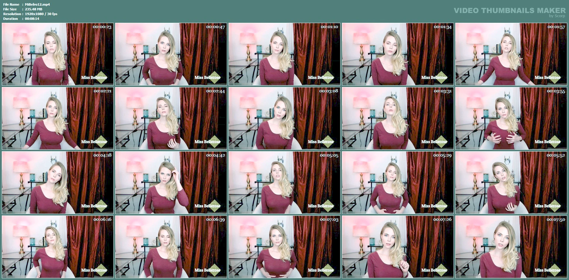 Chastity Edge Worship - MISS BELLEROSE / PIPER BELLEROSE / MADAME ASTER / ASTER BELLEROSE - MP4