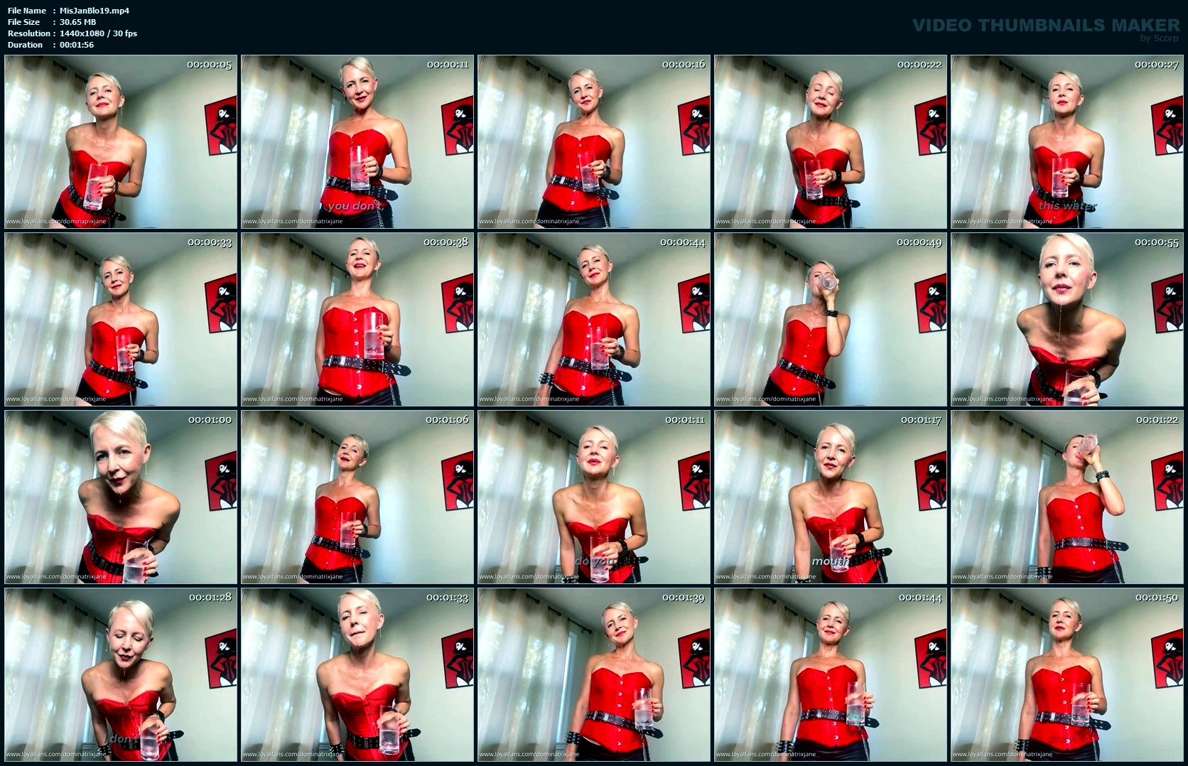 I'm Feeling Particularly Thirsty Today, And I've Got A Special Treat In Store For You - MISTRESS JANE BLONDE MILF / COCKATRICEDOMME - MP4