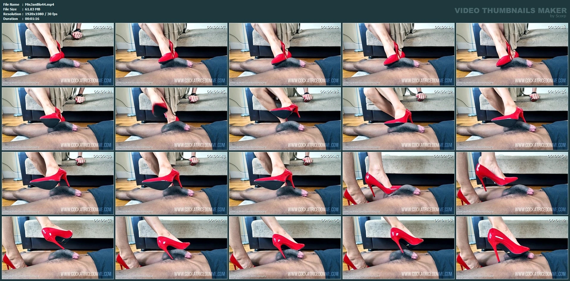 There's Nothing Quite Like The Power Of A Dominatrix's Feet - MISTRESS JANE BLONDE MILF / COCKATRICEDOMME - MP4