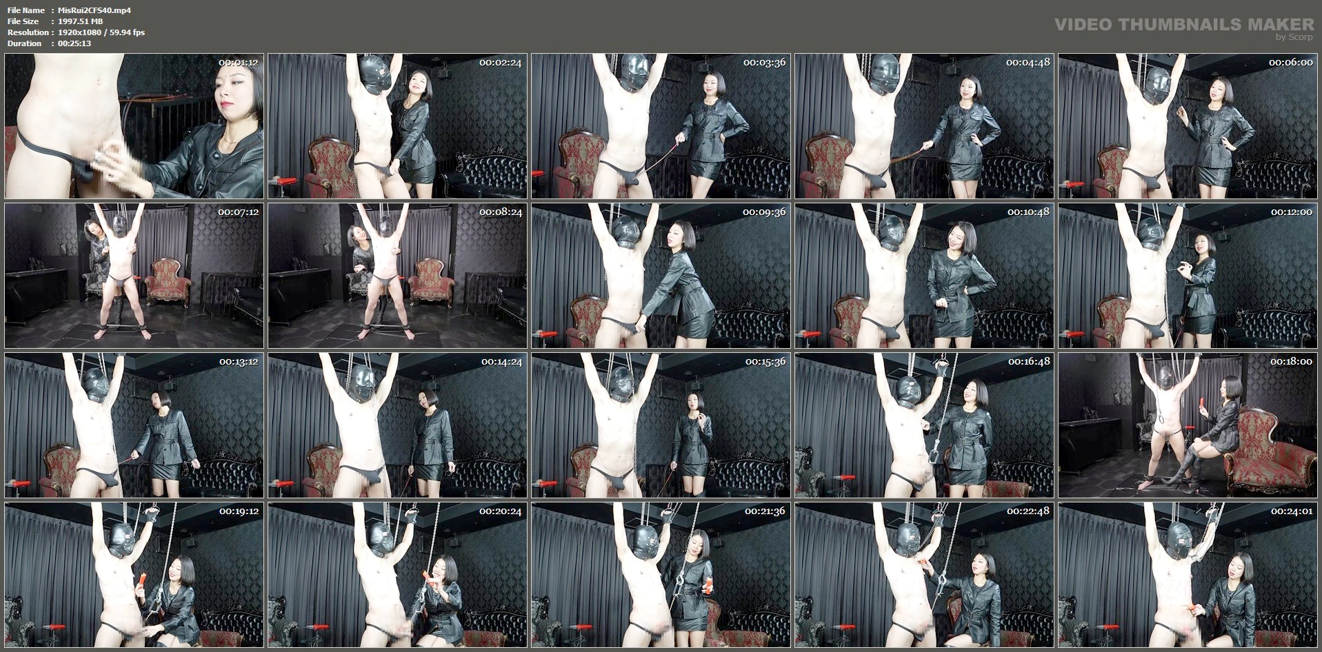 Spiked Cock Ring And The Chain Of Torment Complete Edition Mistress Ruikos Sadistic Control - MISTRESS RUIKO - MP4