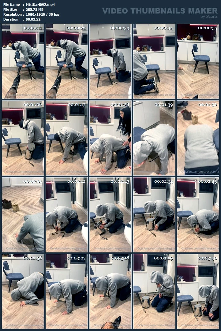 Pathetic Bin Fucker Are You Enough Of A Loser - MISTRESS KARINA / MEAN KARINA KALASHNIKOVA - MP4