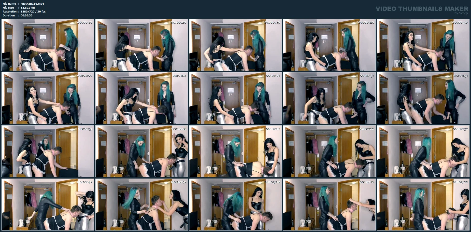 Slave Fucked In Both Ends Hard Spitroast Session - MISTRESS KARINA / MEAN KARINA KALASHNIKOVA - MP4