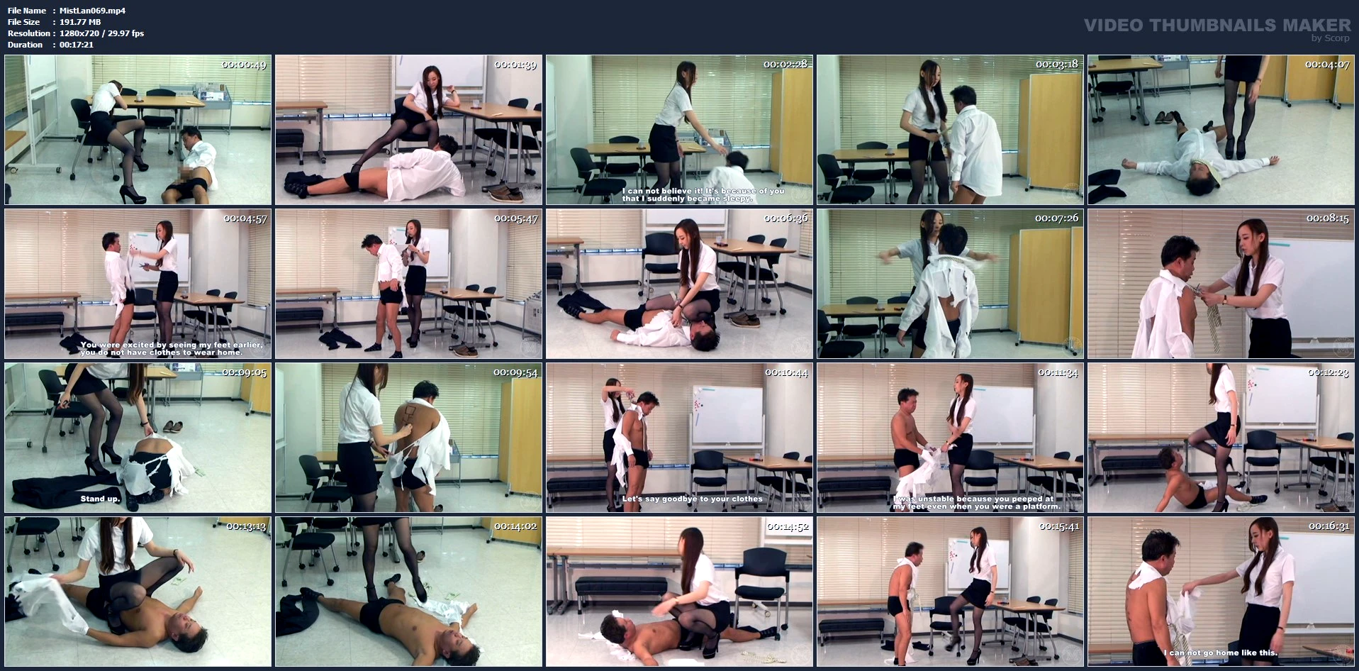 A Leg Fetishist Man Who Faps With An Office Lady's Pantyhose Leg I's Punished With A Slap, Face Trample, And Cook Trample - MISTRESS LAND / 337799 - MP4