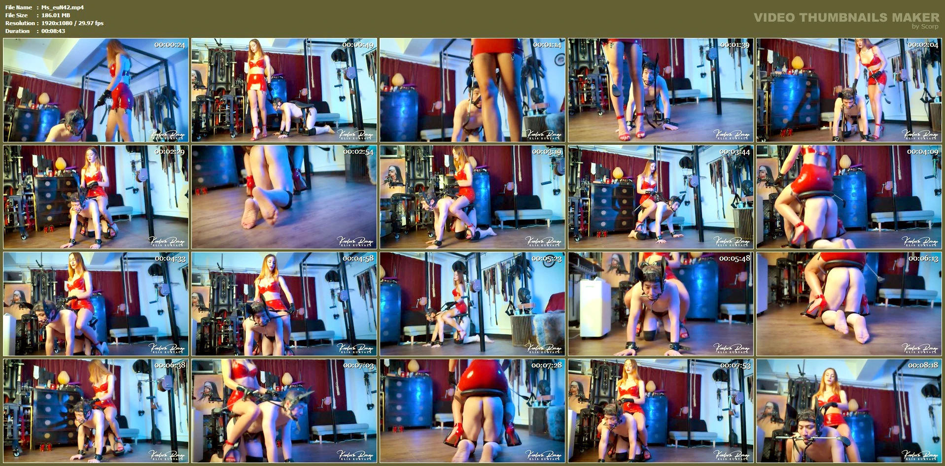 Latex Goddess Trains Her Ponyboy - Post - Session Obedience - ELIS EURYALE / MISTRESS EURYALE - MP4